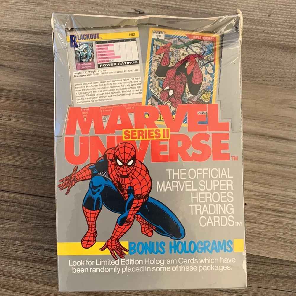Marvel Universe Series 2 Super Heroes Trading Cards Sealed Box 1991 Impel Comics